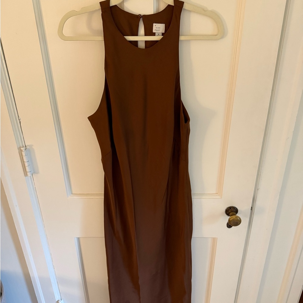 A New Day Brown Midi Dress